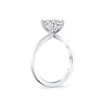 Round Cut Flat Edge Solitaire Engagement Ring - Sydney