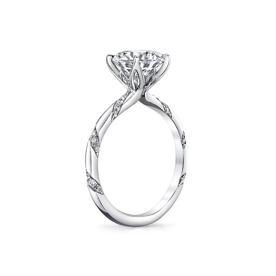 Tulira Twist Diamond Engagement Ring - Hazel