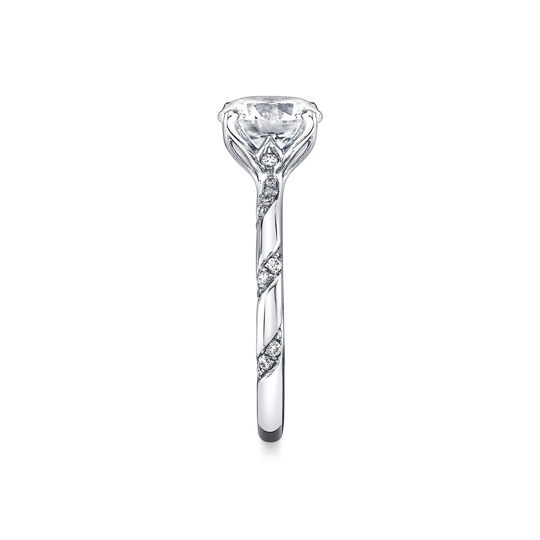 Tulira Twist Diamond Engagement Ring - Hazel