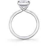 Cushion Cut Bezel Set Engagement Ring - Cliodhna