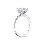 Emerald Cut Baguette Engagement Ring - Odessa