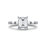 Emerald Cut Baguette Engagement Ring - Odessa