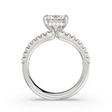 Emerald Cut Baguette Engagement Ring - Mica
