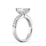 Emerald Cut Baguette Engagement Ring - Mica