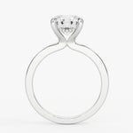 Round Cut Channel Set Diamond Engagement Ring - Yakira