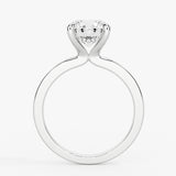 Round Cut Channel Set Diamond Engagement Ring - Yakira