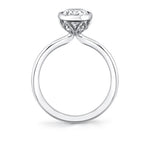 Tulira Bezel Set Solitaire Engagement Ring - Iris