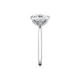 Tulira Bezel Set Solitaire Engagement Ring - Iris