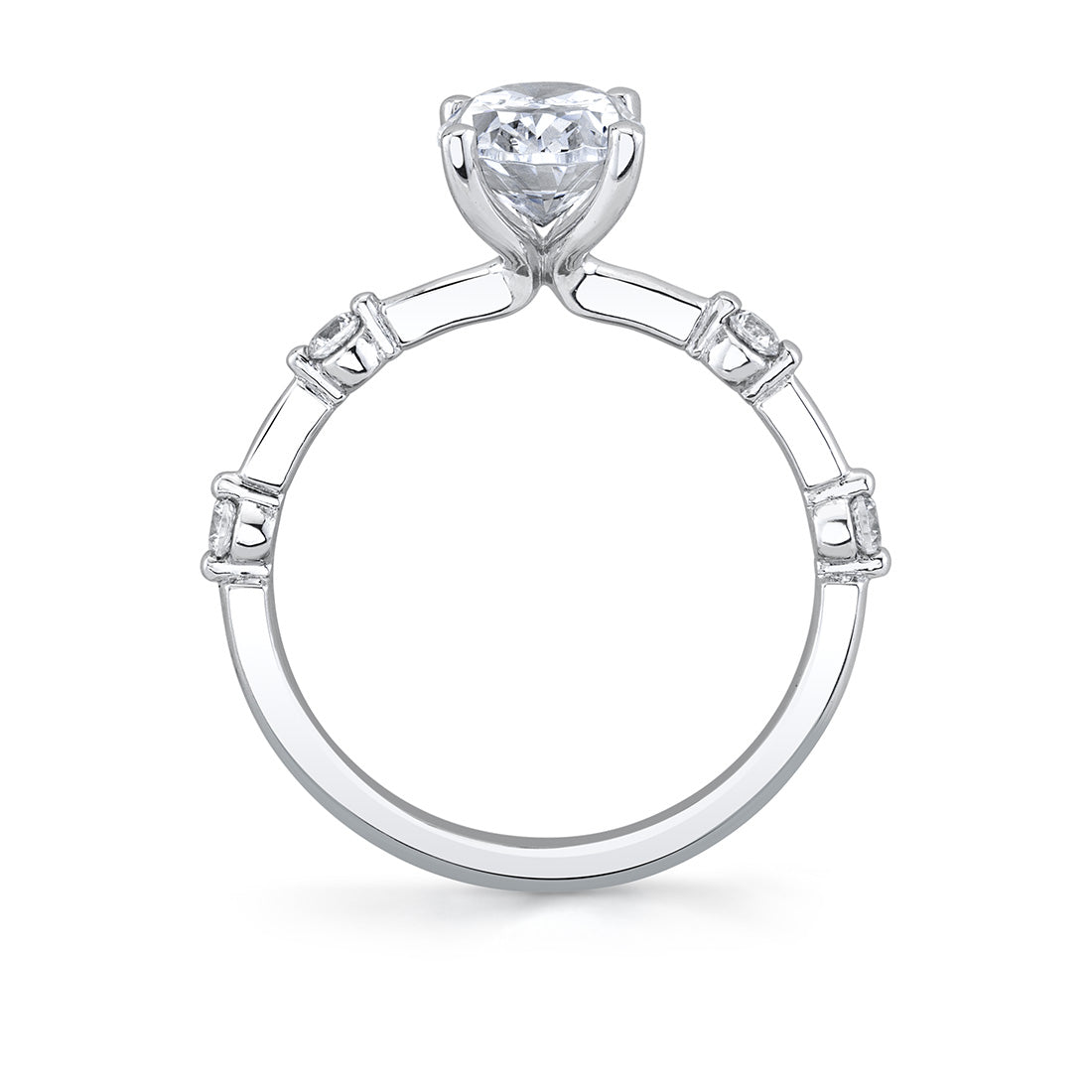 Oval Cut Diamond Engagement Ring - Eniko