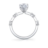 Oval Cut Diamond Engagement Ring - Eniko