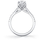Tulira Petal Prong Diamond Engagement Ring - Willow