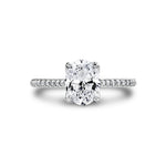 Tulira Petal Prong Diamond Engagement Ring - Willow