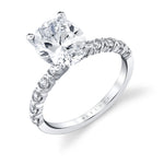 Oval Cut Classic Engagement Ring - Teddi