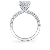 Oval Cut Classic Engagement Ring - Teddi