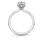 Tulira Solitaire Petal Prong Engagement Ring - Marigold
