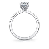 Tulira Solitaire Petal Prong Engagement Ring - Marigold