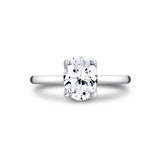 Tulira Solitaire Petal Prong Engagement Ring - Marigold
