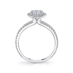 Split Shank Engagement Ring