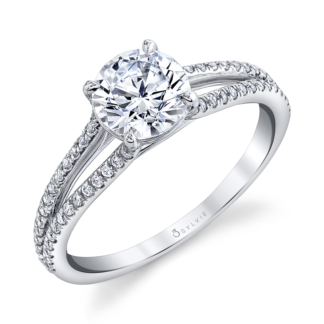 Split Shank Engagement Ring