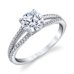 Split Shank Engagement Ring