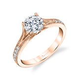 Vintage Inspired Engagement Ring - Cherish