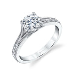 Vintage Inspired Engagement Ring - Cherish
