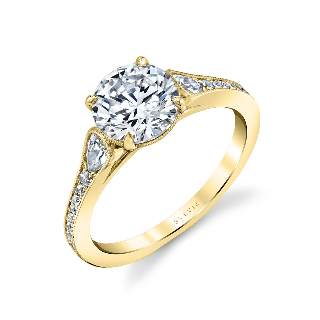 Vintage Inspired Engagement Ring - Esmeralda