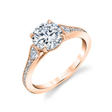Vintage Inspired Engagement Ring - Esmeralda
