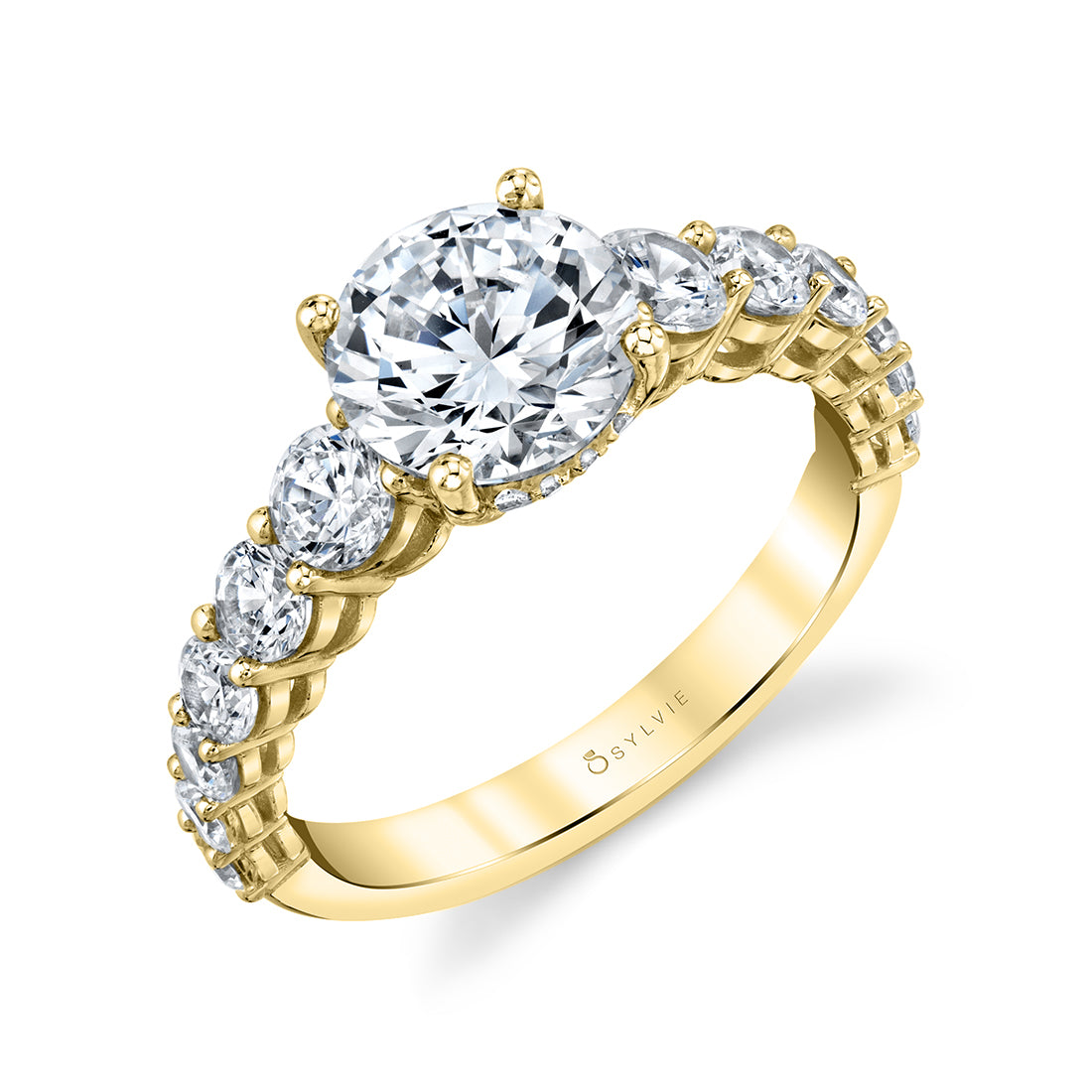 Classic Round Engagement Ring - Ingrid