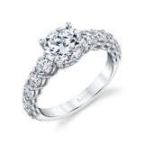 Classic Round Engagement Ring - Ingrid