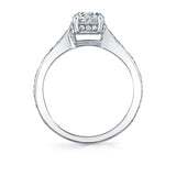 Stackable Engagement Ring - Olive