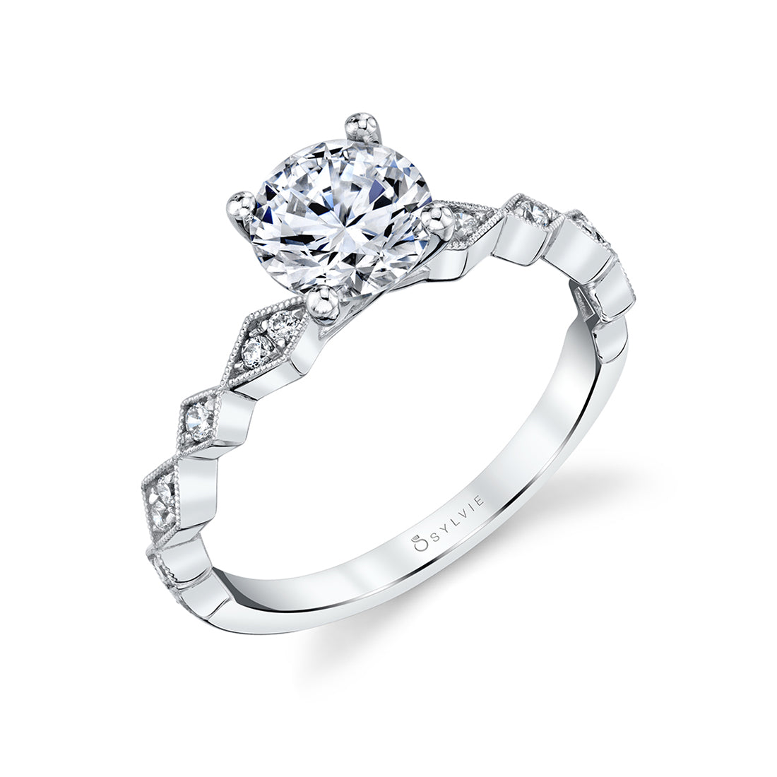 Stackable Engagement Ring - Darcy