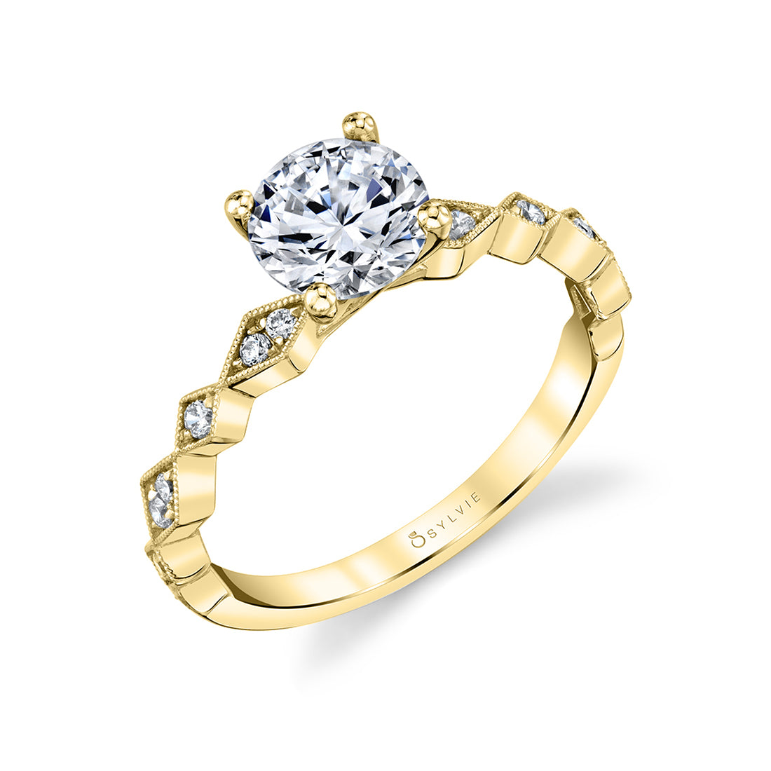 Stackable Engagement Ring - Darcy