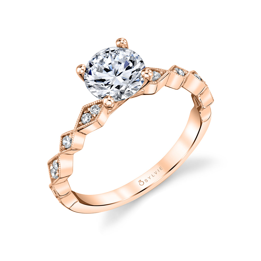 Stackable Engagement Ring - Darcy