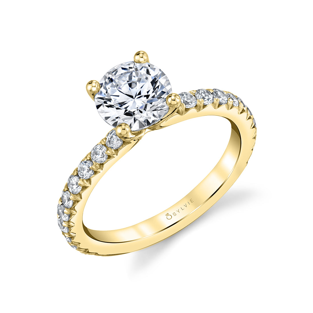 Round Cut Classic Engagement Ring - Vanessa