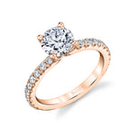 Round Cut Classic Engagement Ring - Vanessa