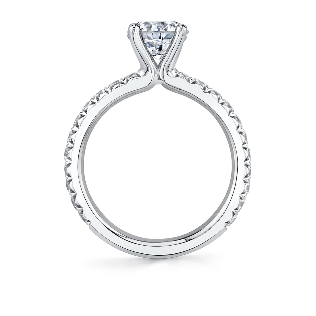 Round Cut Classic Engagement Ring - Vanessa