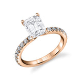 Emerald Cut Classic Engagement Ring - Vanessa