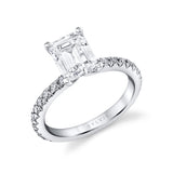 Emerald Cut Classic Engagement Ring - Vanessa