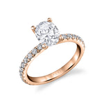 Oval Cut Classic Engagement Ring - Vanessa