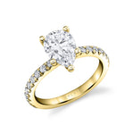 Pear Cut Classic Engagement Ring - Vanessa