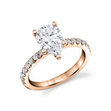 Pear Cut Classic Engagement Ring - Vanessa