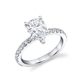 Pear Cut Classic Engagement Ring - Vanessa