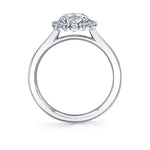 Unique Oval Engagement Ring - Farrah