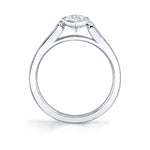 Marquis Cut Milgrain Bezel Engagement Ring - Brianna