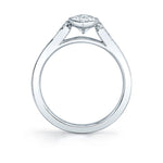 Marquis Cut Milgrain Bezel Engagement Ring - Breanna