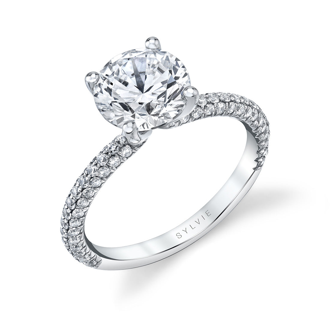Classic Pave Engagement Ring - Braylin