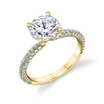 Classic Pave Engagement Ring - Braylin