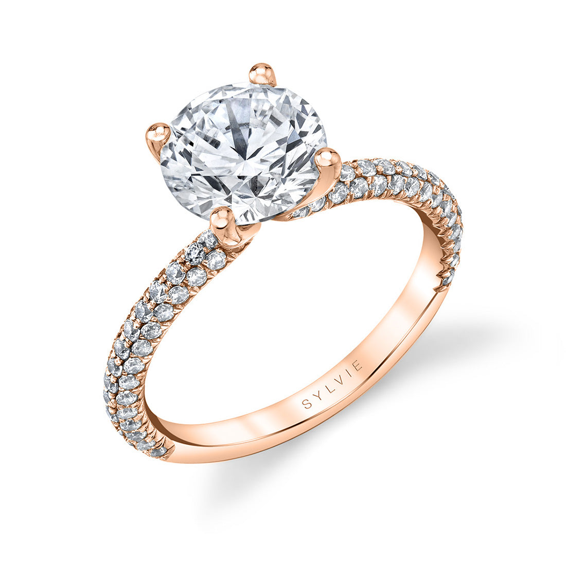 Classic Pave Engagement Ring - Braylin