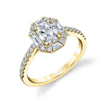 Vintage Oval Engagement Ring - Presley